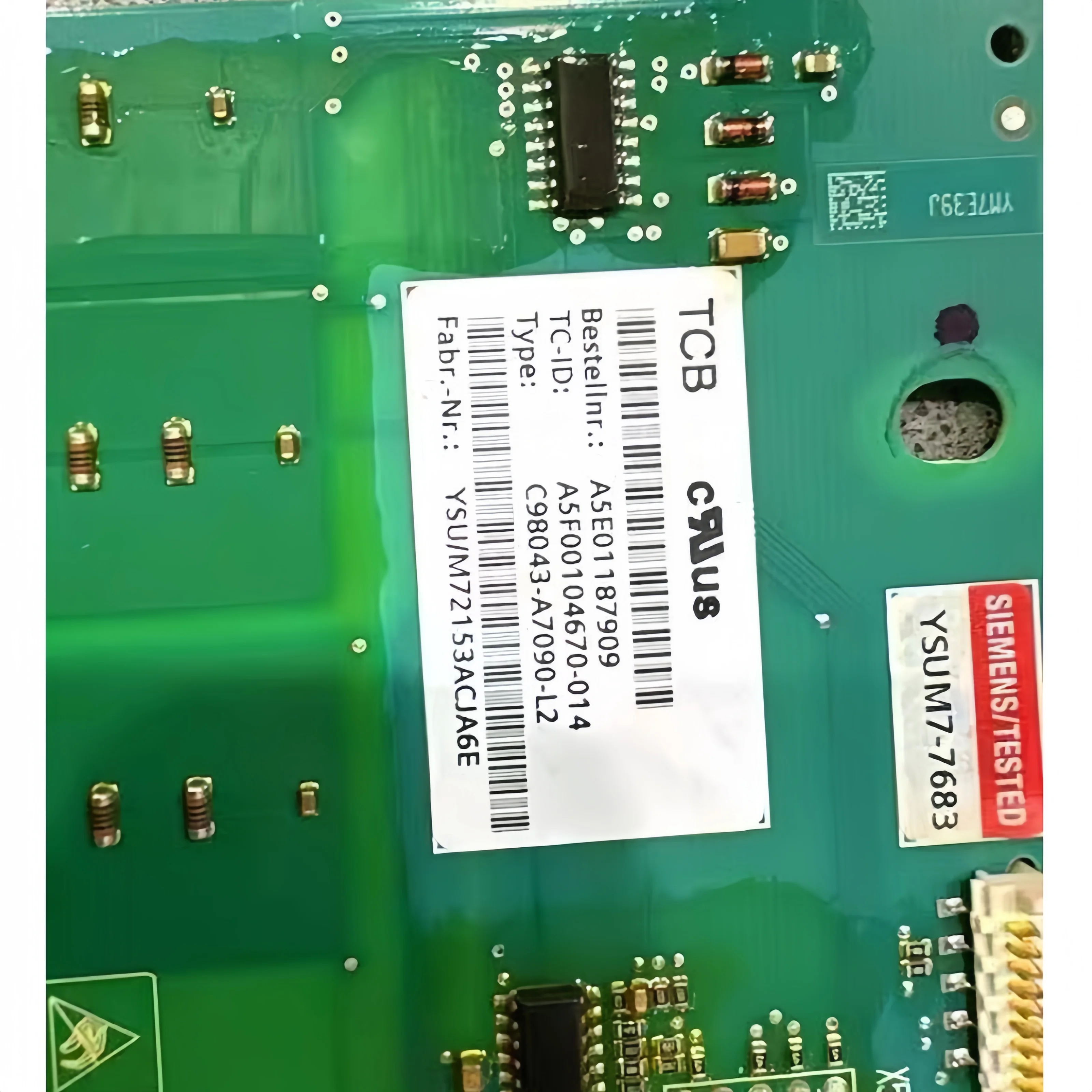A5E00357869 S120 Basic Rectifier Unit TCB Board A5E01187909