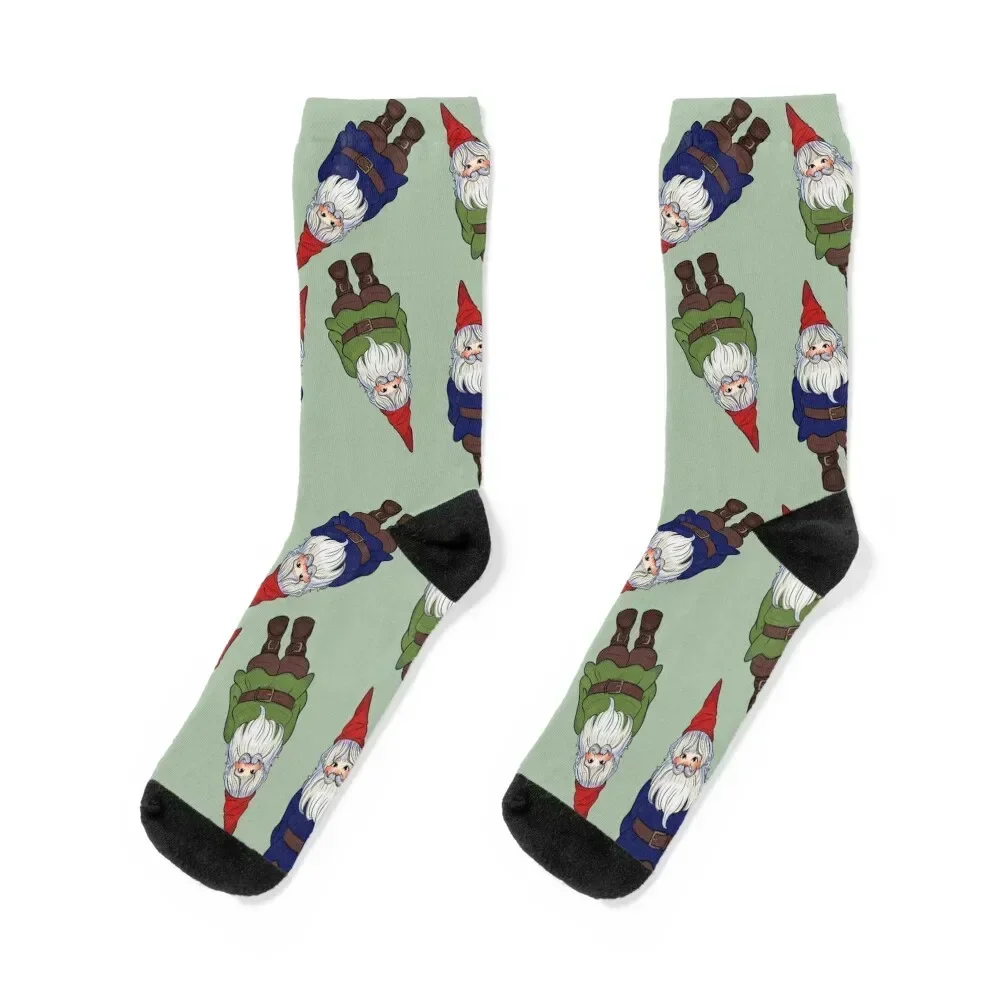 

Blushing Garden Gnome Friends Socks ankle cartoon designer brand Women Socks Men's
