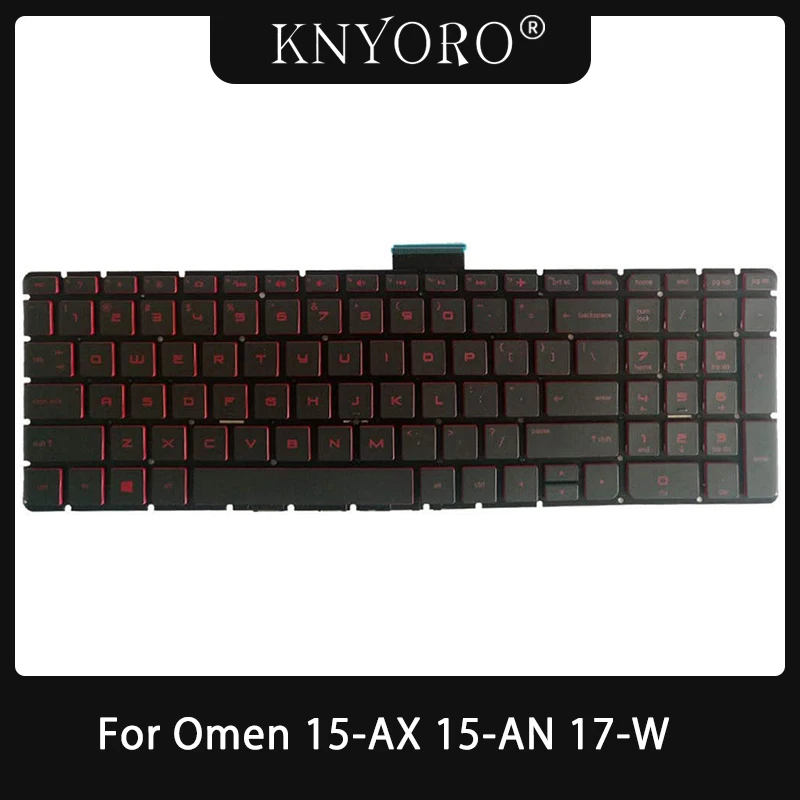 

US Layout Backlit Keyboard For HP Omen 15-AX 15-AN 17-W Laptop English Keyboard SG-80750-XBA 835664-001 V150646LS1 9Z.NC8BQ.701