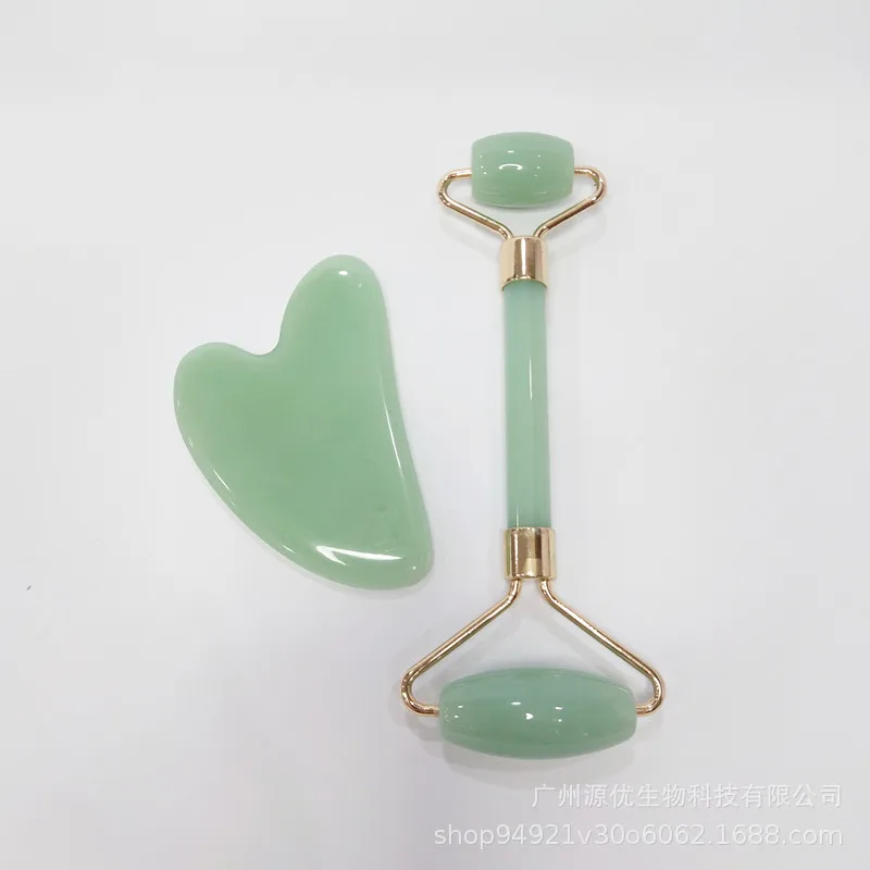 Massager Board Set Synthetic Crystal Roller Set Heart Shape Box
