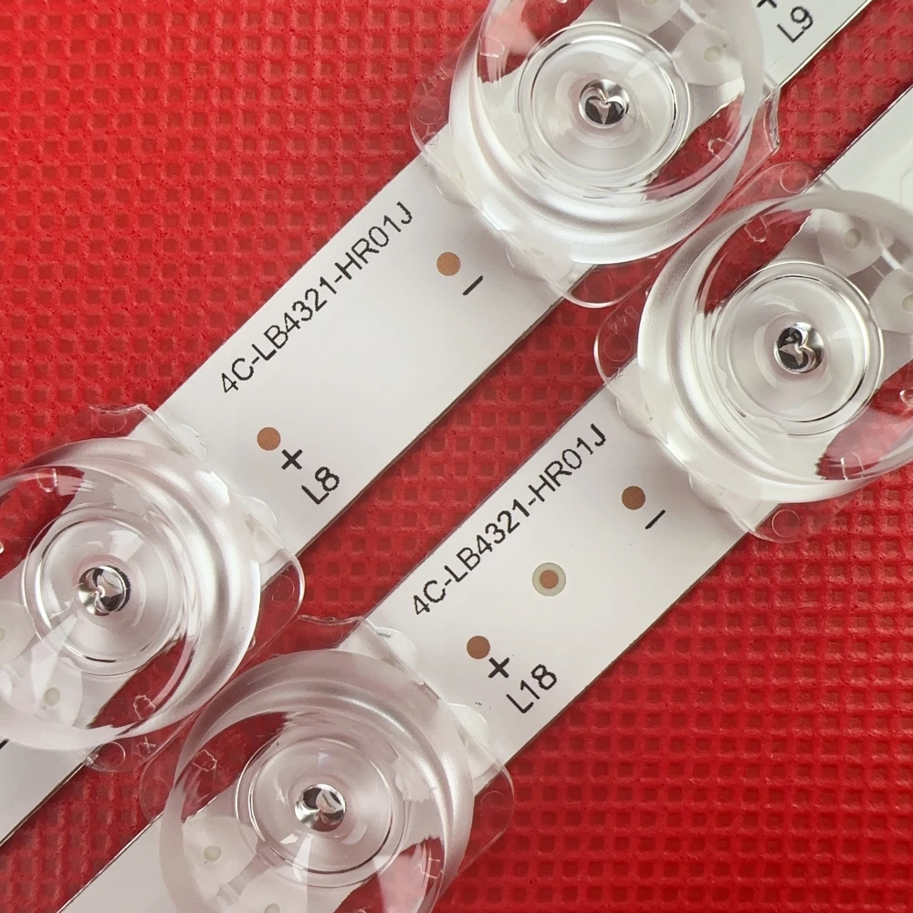 21 LED(6V) LED Backlight strip 43F8F 43L8F 43A820 43S431 43S433 43S434 43S435 43RS520 43HR330M21A0 4C-LB4321-HR01J 43HR330M21A1