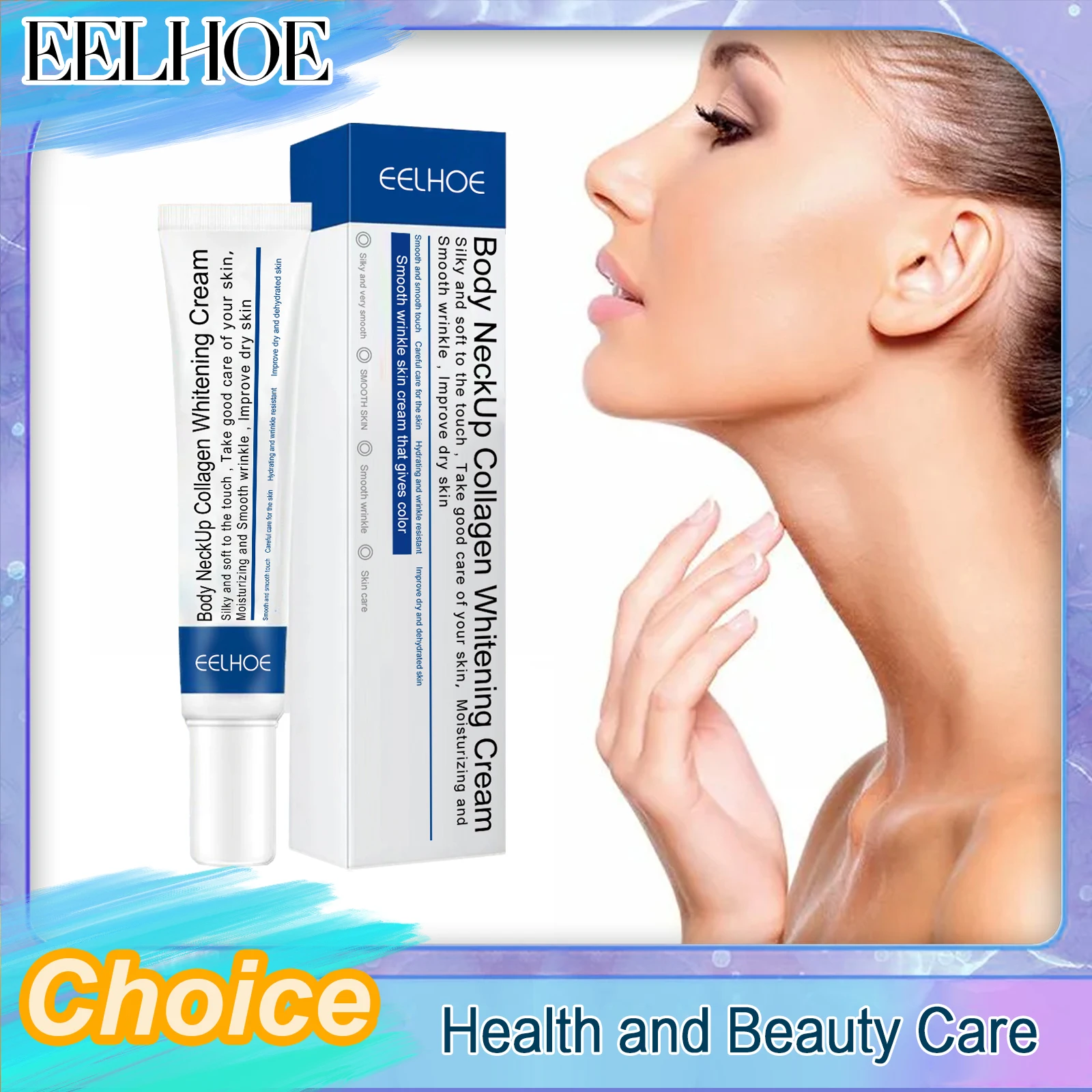 Eelhoe Whitening Cream Niacinamide Serum Moisturizing Facial Cream Brightening Anti-Freckle Lighten Reduce Dark Skin Face Care