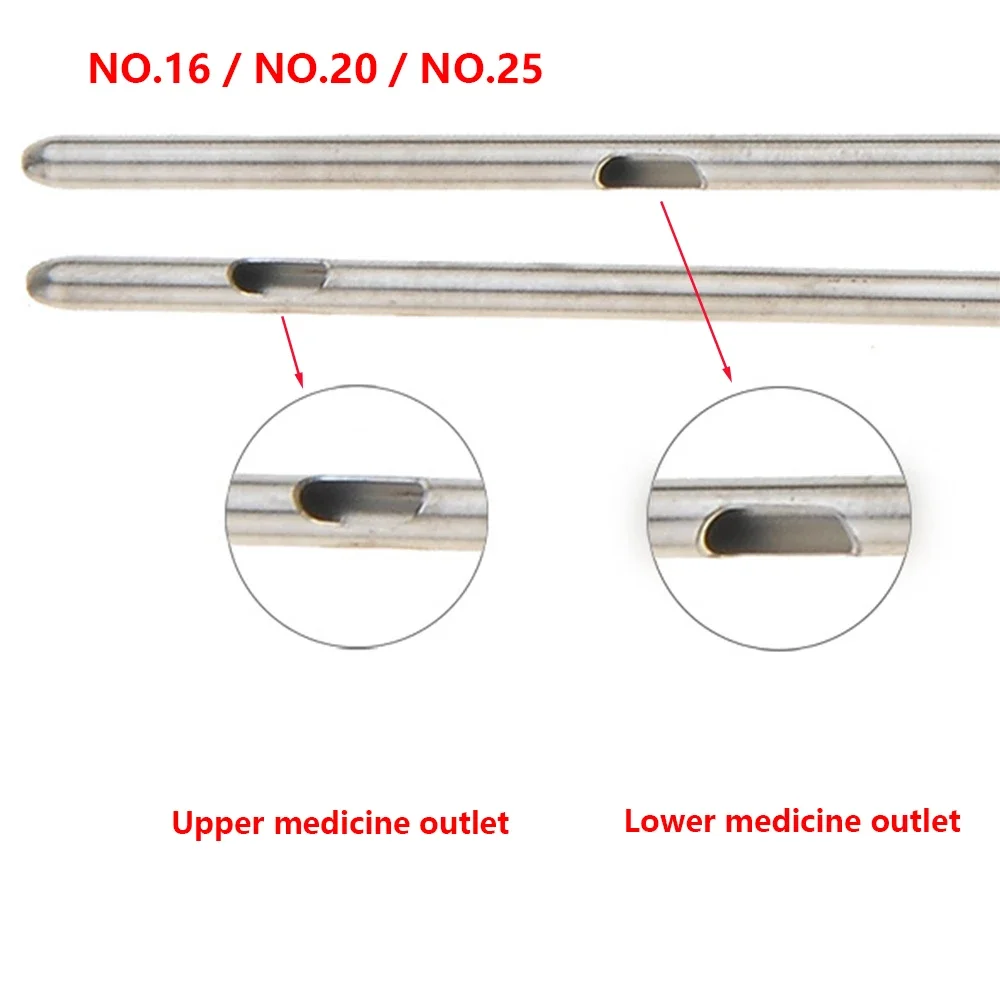 10 Pcs Cow Breasts Needle Goat Milking Needle Milk Through Syringe Farm Farming Stainless Steel Cow Lactation Needle