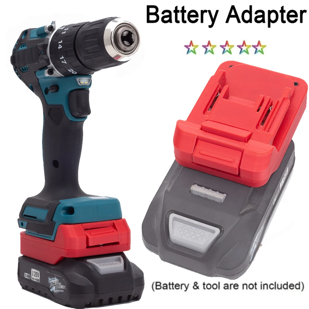 Battery Convert  Adapter for Aldi Ferrex Activ Energy 20V Li-ion Battery to for Makita 18V Tools  (Not include tools &battery)