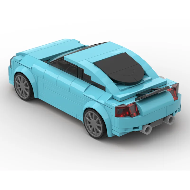 301 قطعة MOC Audiee TT Quattro نموذج سيارة اللبنات هدايا عيد الميلاد لعبة البناء لتقوم بها بنفسك فكرة إبداعية عيد ميلاد الطوب #4