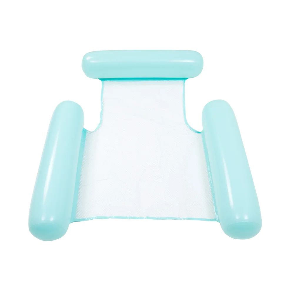 Colchoneta piscina Flotadores piscina Hamaca de agua reclinable para natación, colchón flotante inflable, anillo de natación marina, juguete de