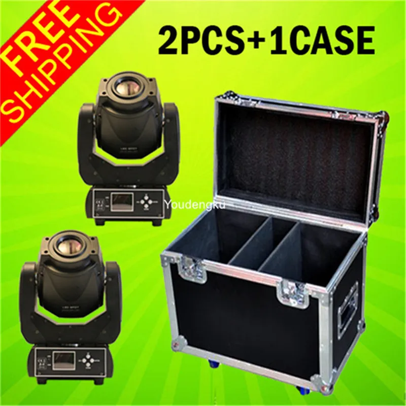 6 pieces with flightcase 90w led beam moving head light dmx moving head spot led stage light