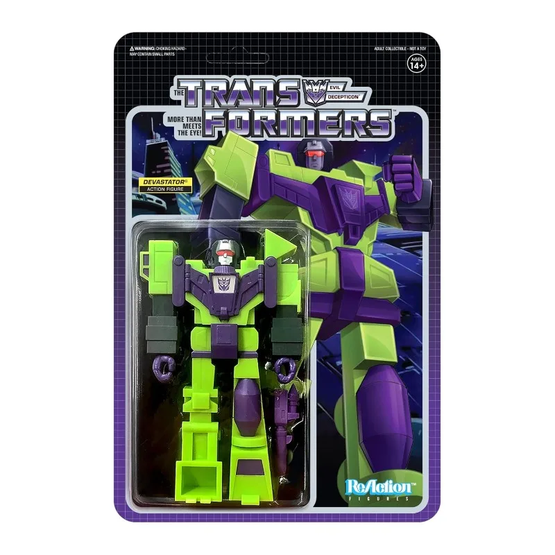 

Super7 Transformers Devastator - 6" Transformers Action Figure with Accessory Classic Cartoon Collectibles and Retro Toys
