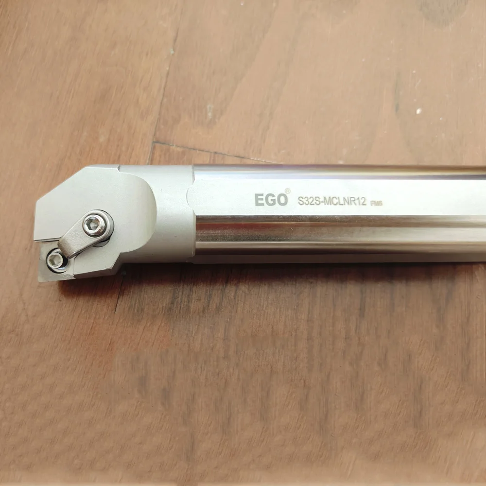 Steel Rod Holder EGO Anti-vibration Bar S32S-MCLNR12 Diameter 32mm Turning Blade Post Holder Accessories CNC Tool Official Store