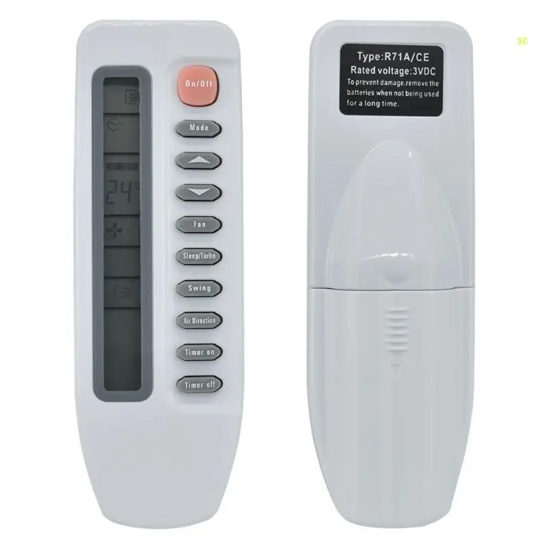 Remote Control for Midea R71A Air Conditions Controller Convenient to Operate Dropshipping