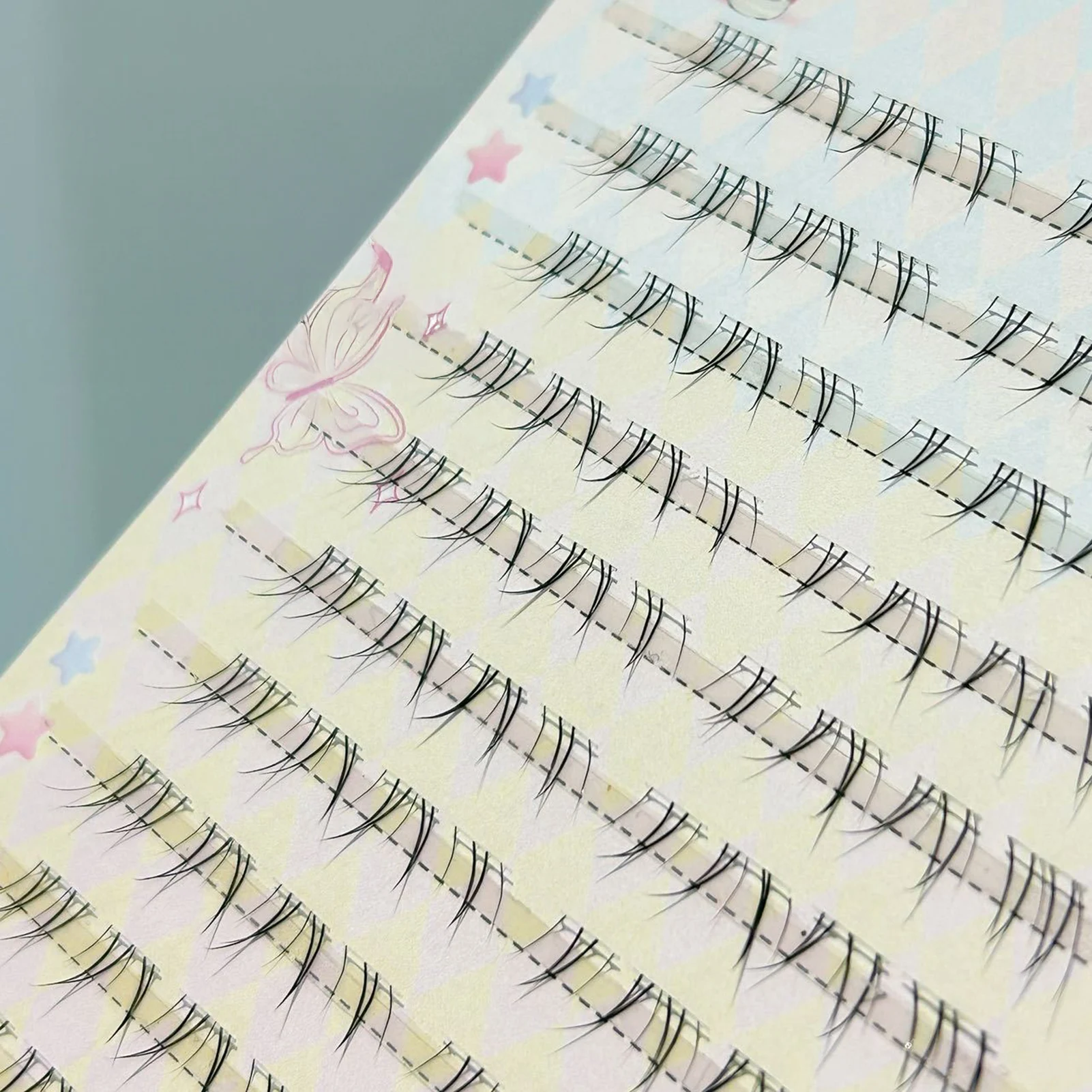 DIY Lower False Eyelashes Extensions 5-7mm Natural Realistic Clusters Daily under lash Dating Soft Manga botton eyelash supplies
