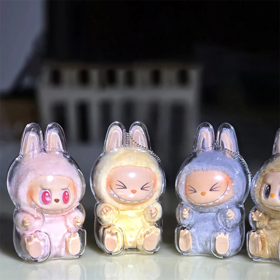 PopMart Monster Labubu V1 V2 Sit Party Transparent Protective Shell Doll Protective Doll Clothes Outfit Doll Accessories image 5