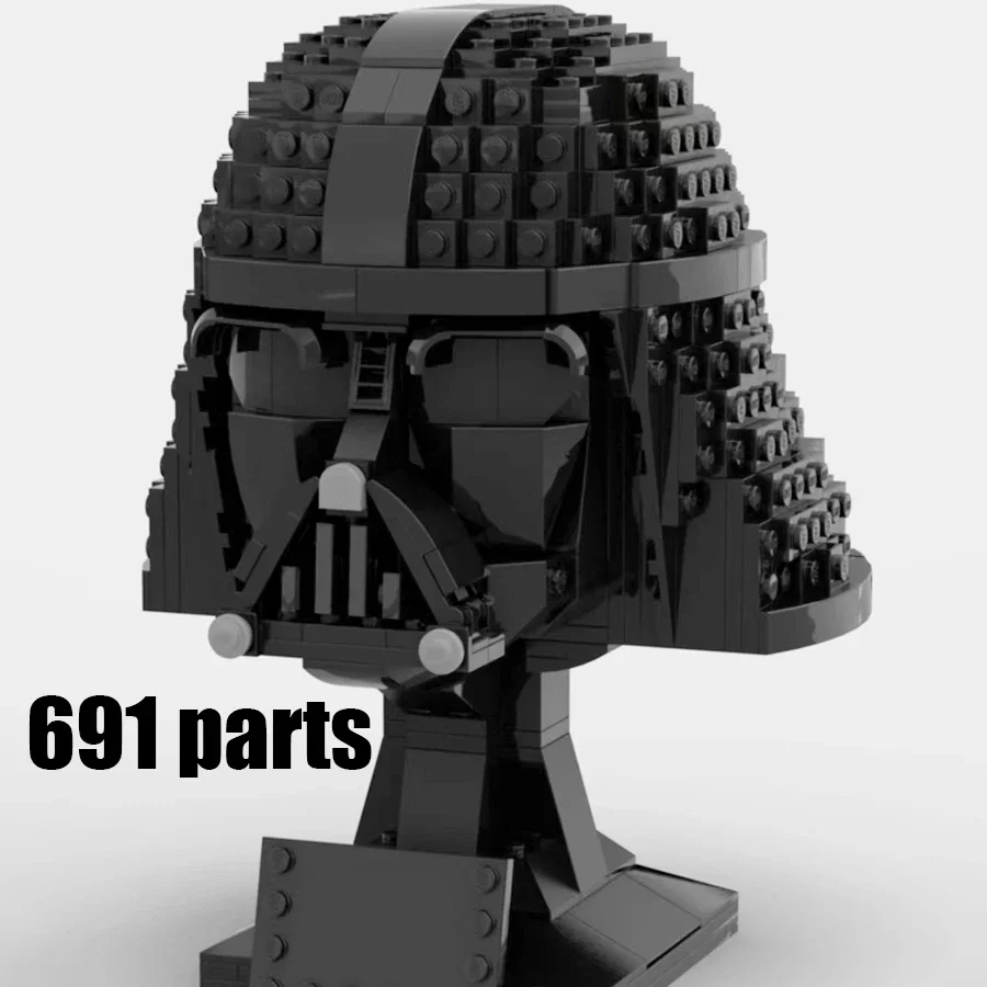 

691 parts MOC DarthVader Helmet moc building blocks