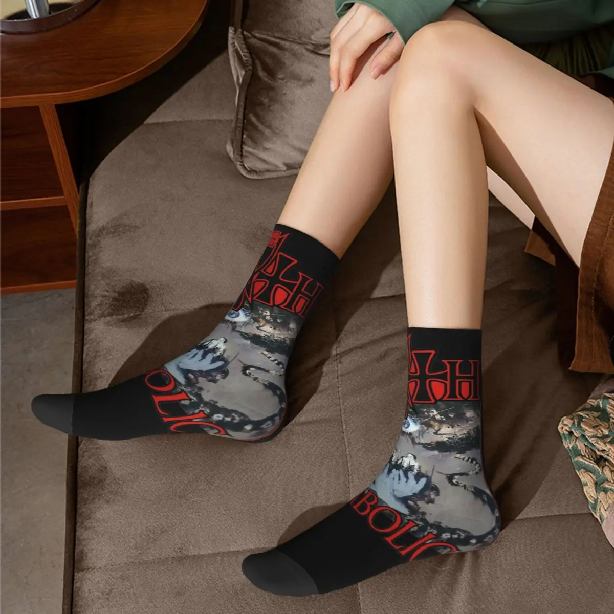 Retro Women Men Symbolic Album Death Metal Band Crew Socks Merch Warm Socks Cute Wonderful Gifts