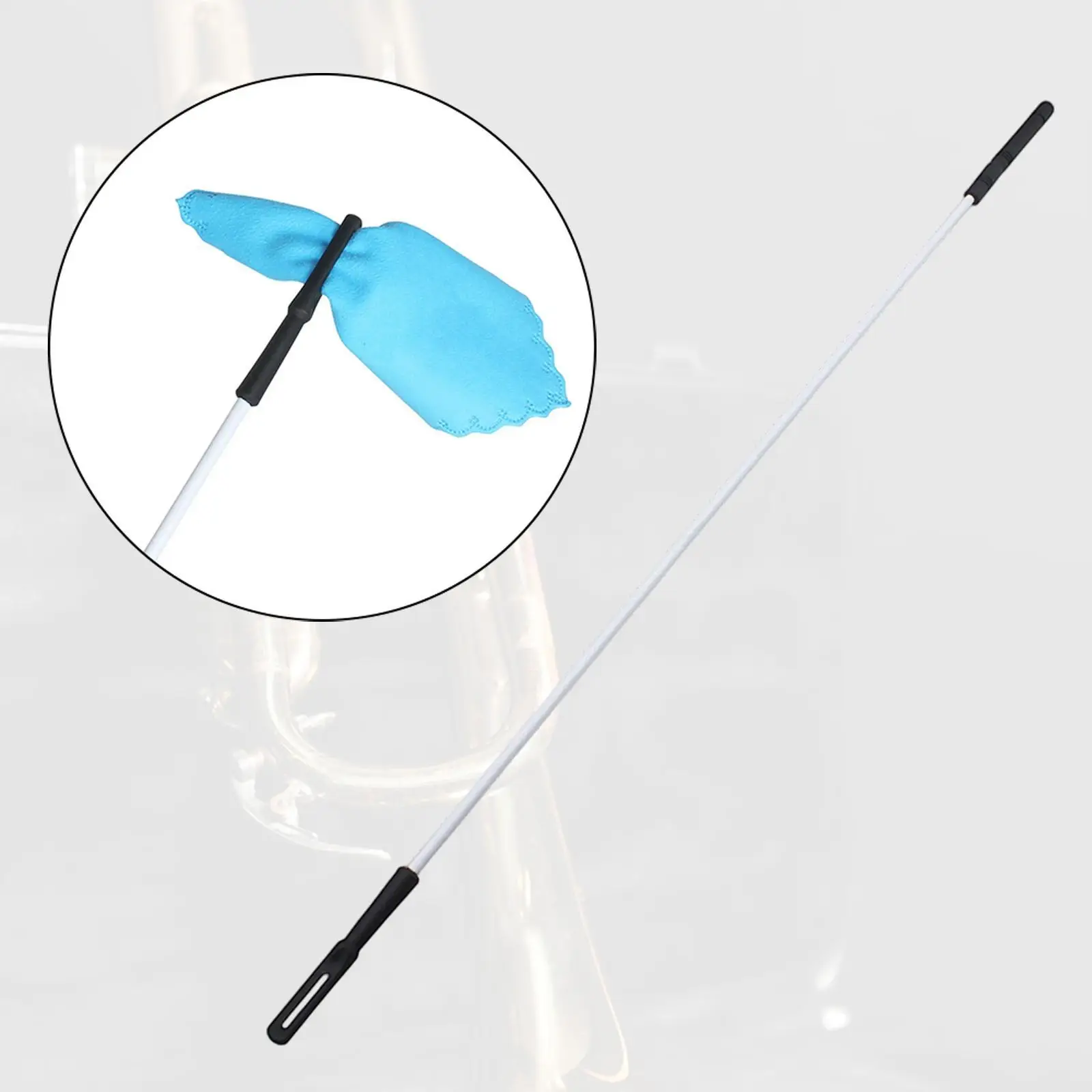 Varilla de limpieza de flauta, suministros de limpieza multiusos para instrumentos Piccolo Sax, palo de limpieza de flauta, accesorio de limpieza y pulido