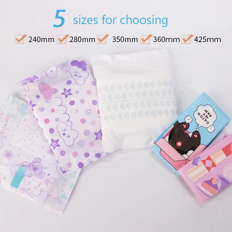 50pcs Women Santitary Napkin Puerpera Menstrual Pads for Daily Use Health Care pads Period Sanitary Towel Lady Pads