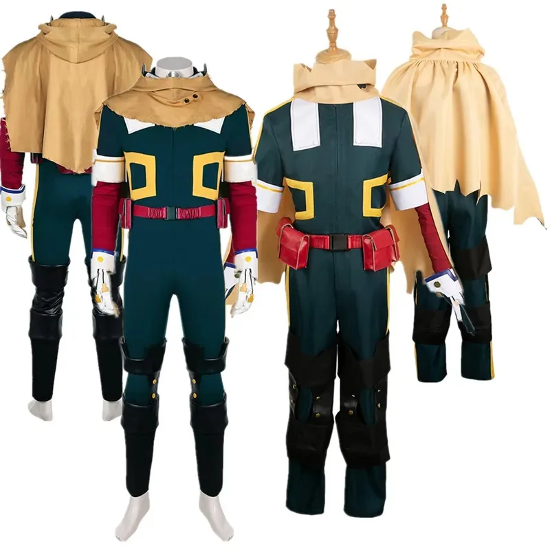 Midoriya Cosplay Costume Outfits Suit My Hero Adult Roleplay Clothes For Men Halloween Carnival cm;5
