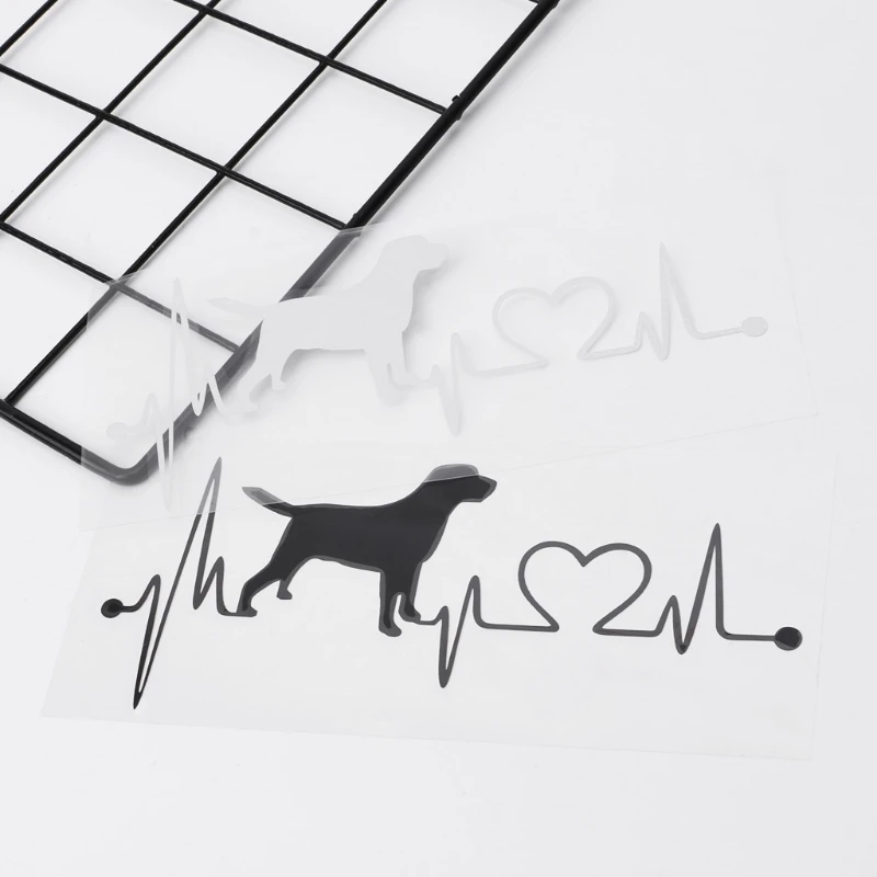 Car Stickers Window for Creative Decal Labrador Love Decorat