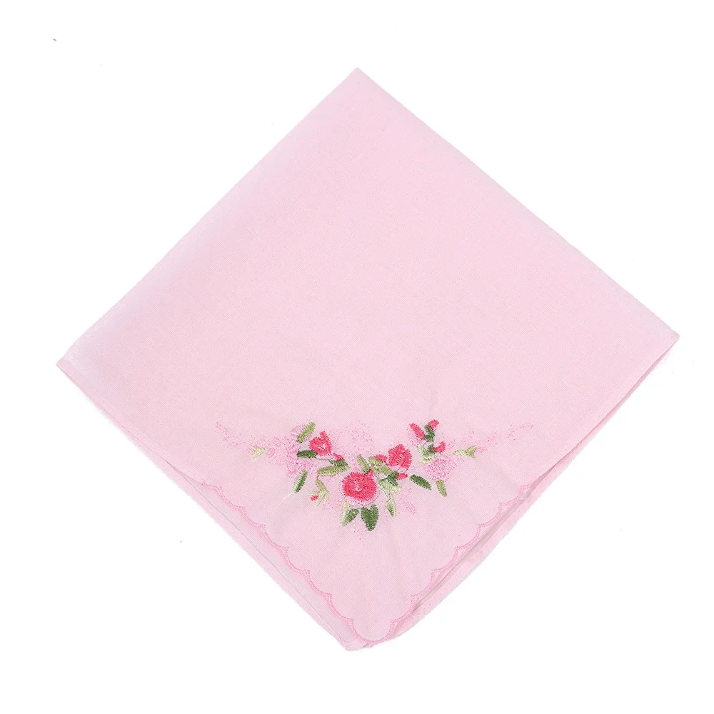 Chusteczka haftowana z czystej bawełny, haftowana damska japońska bawełniana ściereczka do herbaty 35 cm, czesana