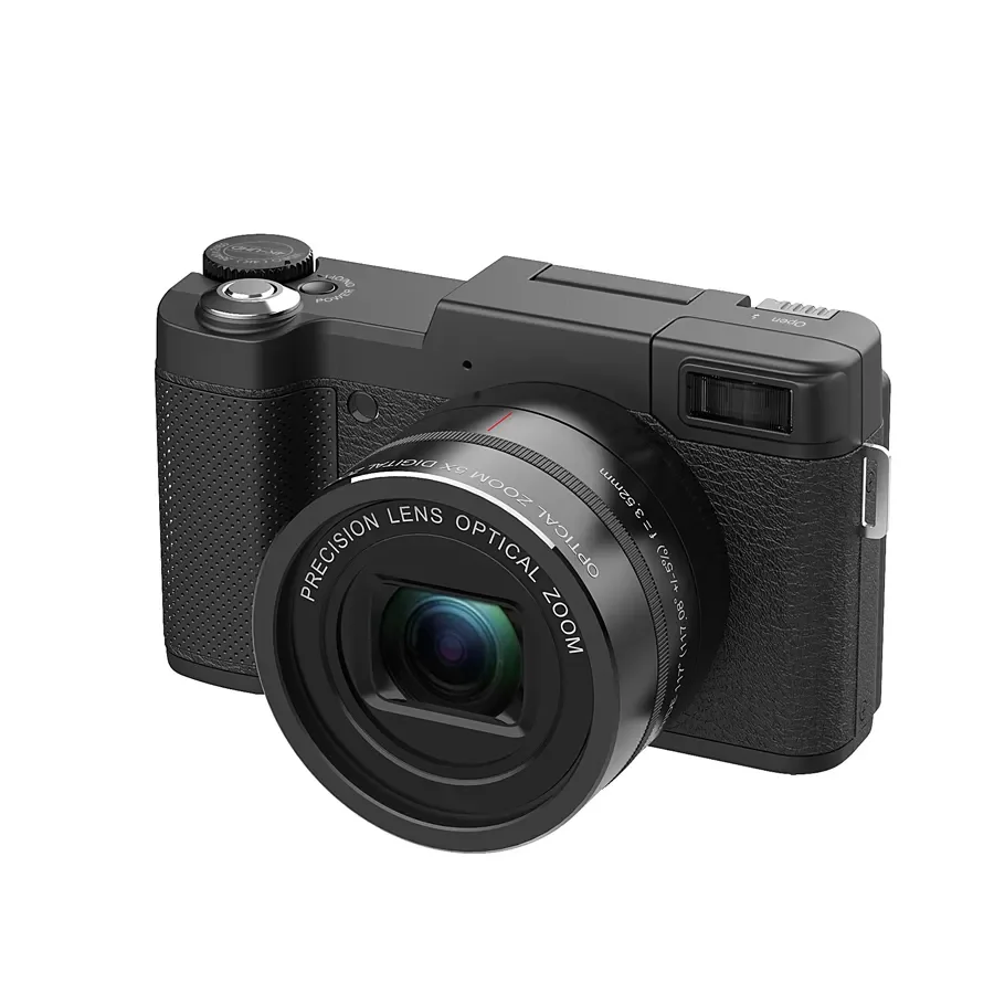 for Video Cameras Use 5x Optical Zoom  4k Max 48MP Home Black Rechargeable Battery Pack CMOS DSLR Digital Cameras