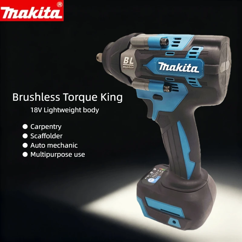 Makita DTW700 Brushless Electric Screwdriver Machine, Rechargeable Drill Driver bare machine - view 4
