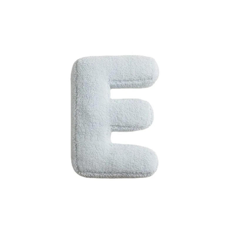 Simple English Letter Combination Throw Pillow Children ABCD Toy Sofa Cushion Shooting Props 38*30cm Room Decor