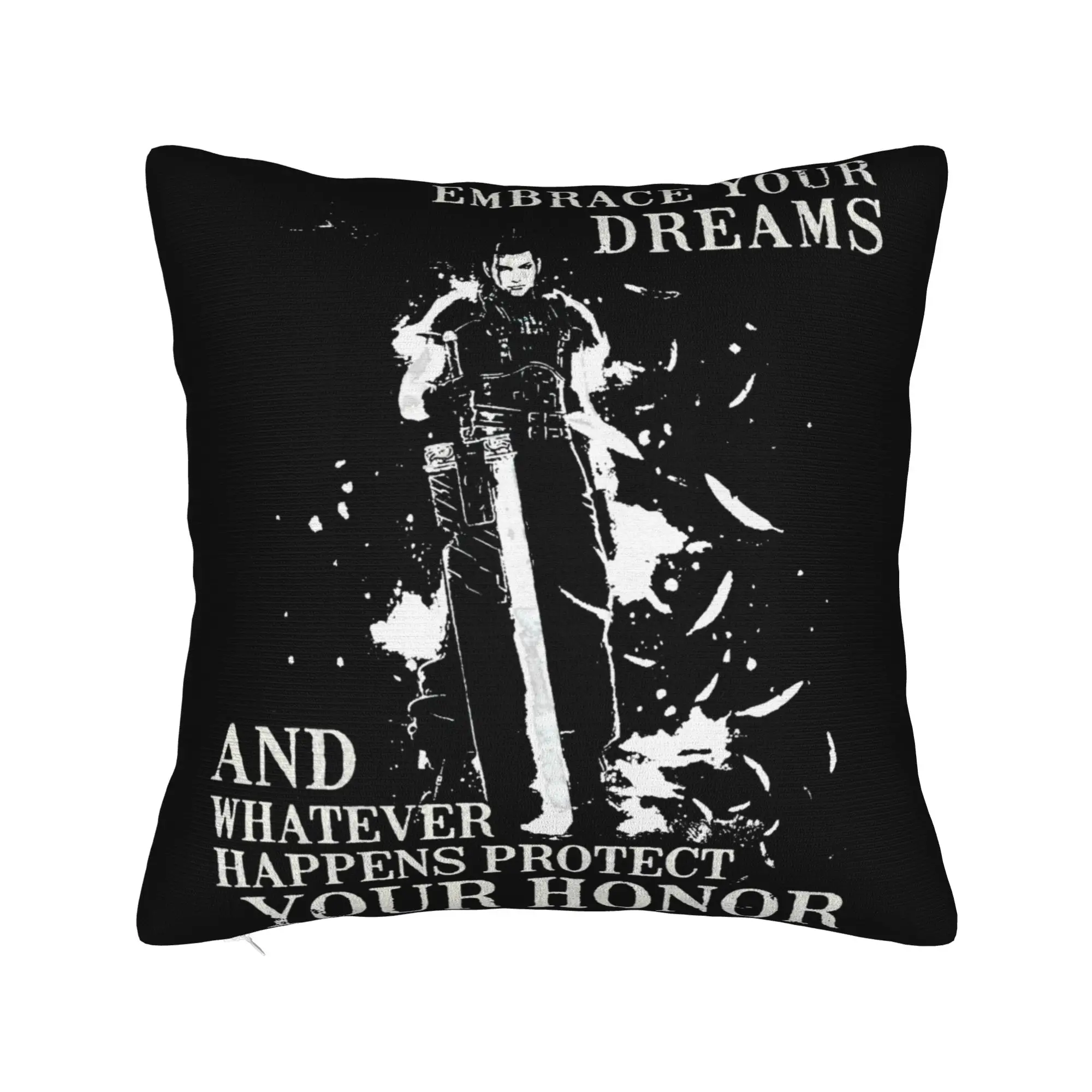Final Fantasy 7 Pillowcase Soft Polyester Cushion Cover Decoration  Pillow Case Cover Home Zippered 45*45cm