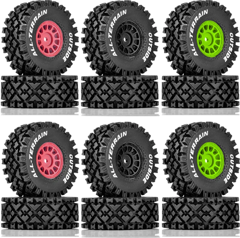 Wheel Rim Rc - 4 neumáticos y llantas para modelos