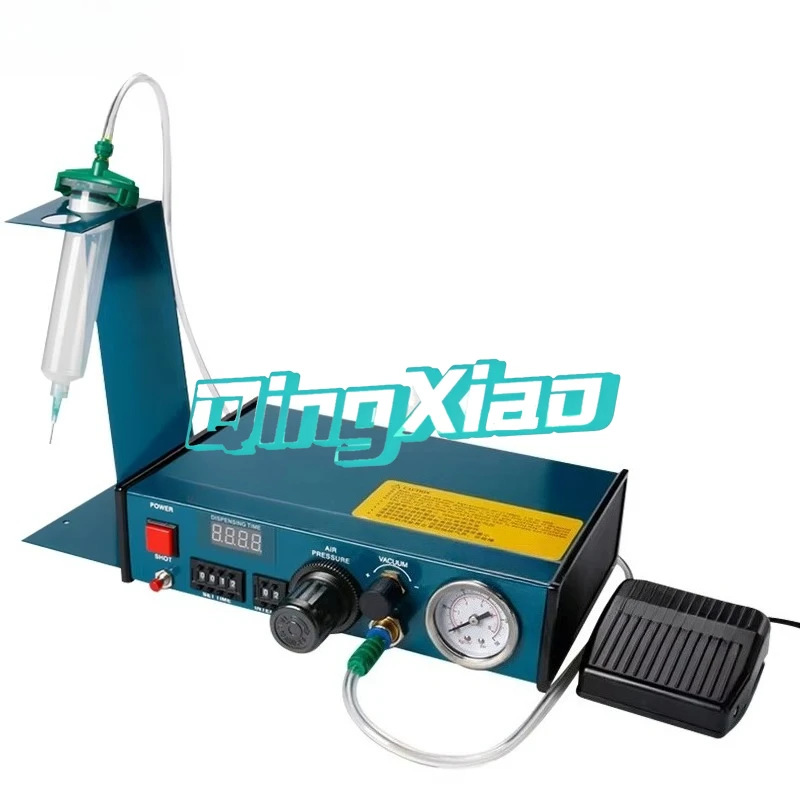 Pneumatic Semi Automatic Glue Dispenser Machine Design For Electronic Industry Component Bonding Production Lines Use Adjustable