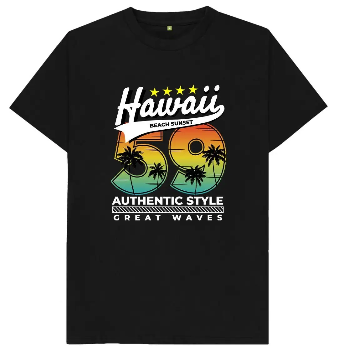 Hawaii 59 Great Waves T Shirt