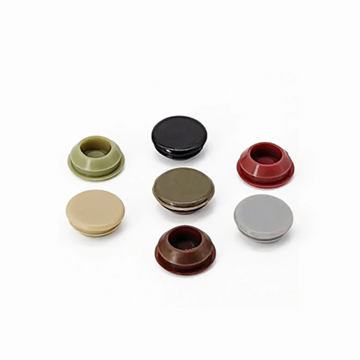 

Black And White Panel Soft Plastic Circular Hole Plug Furniture Tables And Chairs Anti-Theft Door Decorative Cover