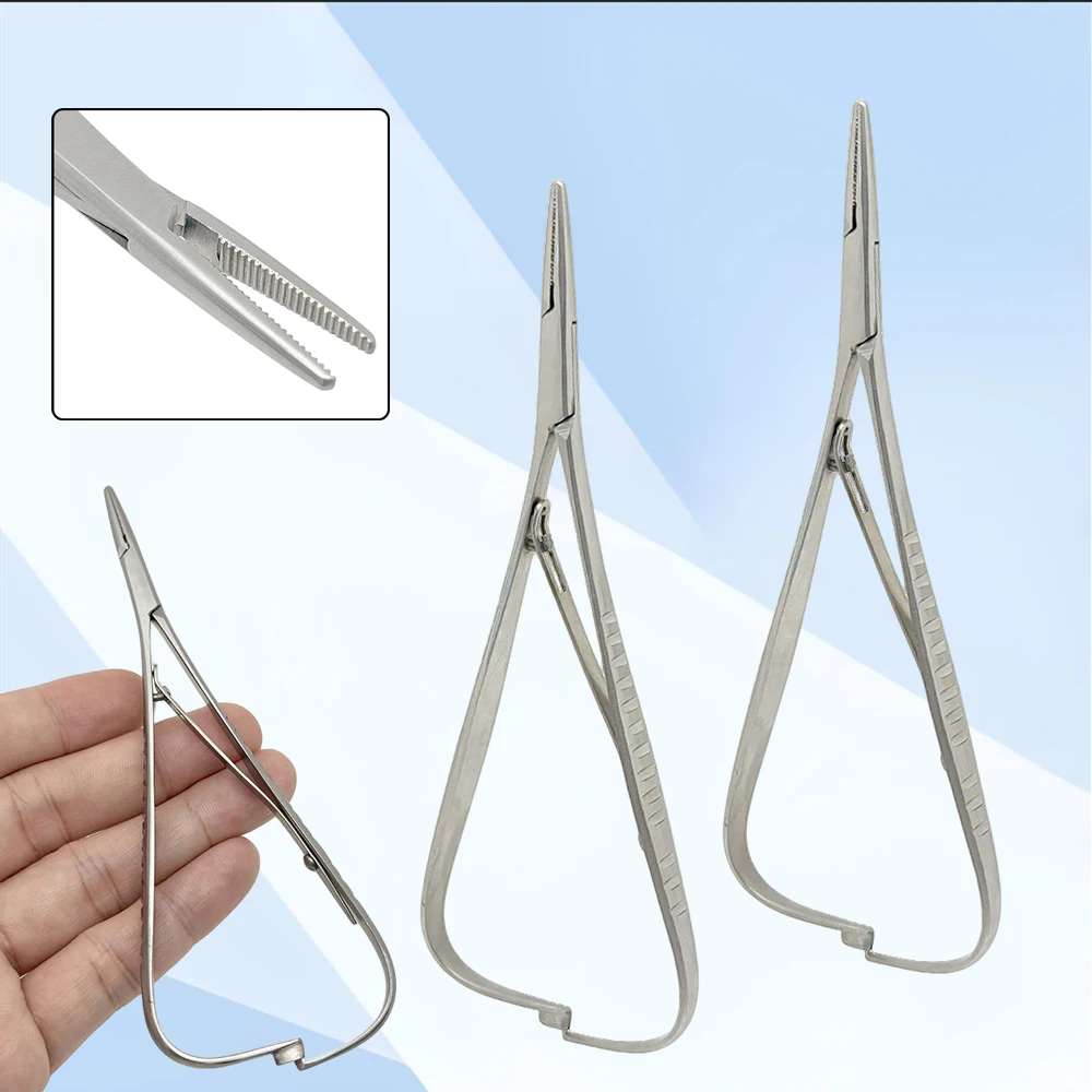 

3 шт., эластичные плоскогубцы для лигатуры Mathieu, ортодонтические плоскогубцы с тонким наконечником для размещения кольцевой проволоки, набор инструментов для стоматологических инструментов