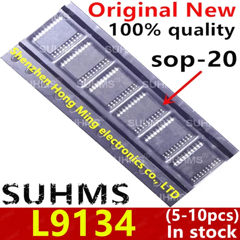 (5-10piece)100% New L9134 SOP-20 Chipset