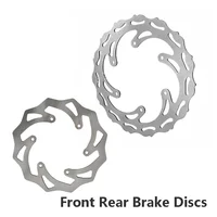 Rotores de discos de freno delanteros y traseros de 260/220mm para EXC 300 EXC-F 350 SX 125 200 SX-F 250 450 XC 500 XCW XCF 1994-2022