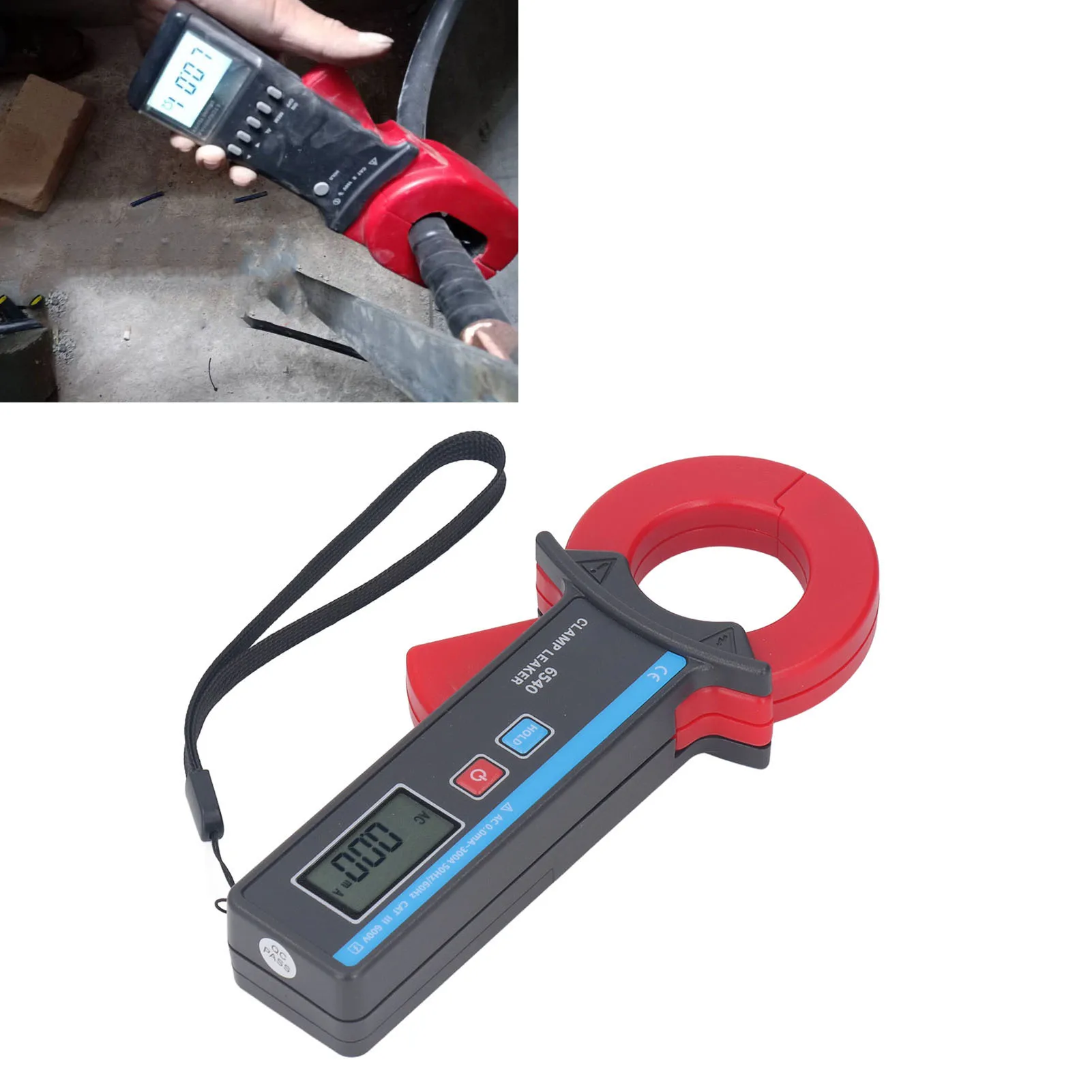 تسرب فك التيار متر عالية الدقة الرقمية تسرب المحمولة مقياس التيار الكهربائي 40 مللي متر الفك حجم ETCR6540 المحمولة المشبك مقياس التيار الكهربائي