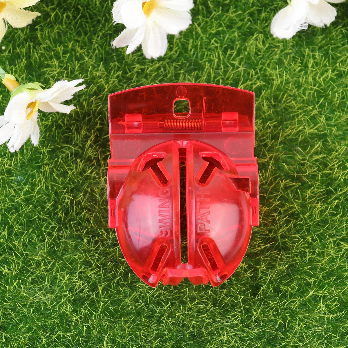 

5Pcs Golf Ball Liner Marker Tool Professional Drawing Alignment Guide for Swing Putting Practice Red Ball Liner