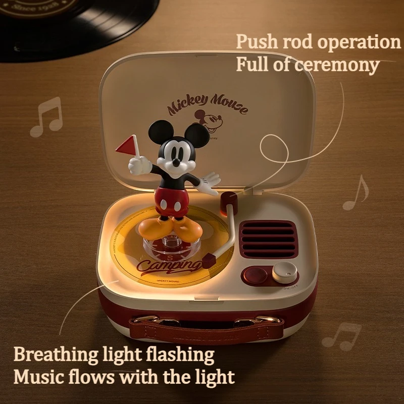 Nieuwe Anime Mickey Mouse Bluetooth Speaker Cartoon Mickey Mouse Reisdoos Vormige Bluetooth Speaker Geven Meisjes Halloween Geschenken