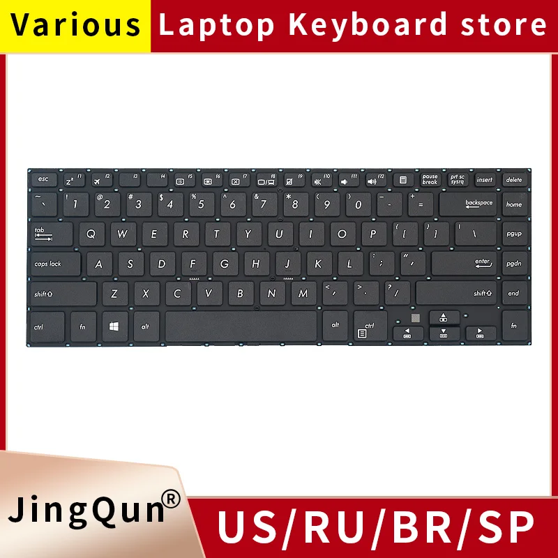 New US Russian Laptop Keyboard For Asus PRO P1440F P1440FA P1440UF P1440U P1440UA P1440FN P1440UN