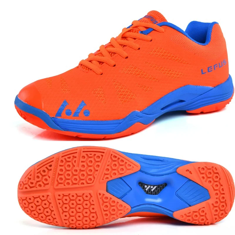 Men Badminton Sneaker  Athletic Table Tennis Shoes Non-slip Breathable Baseball Shoes Women Training Casual Gym Fashion Sneakers