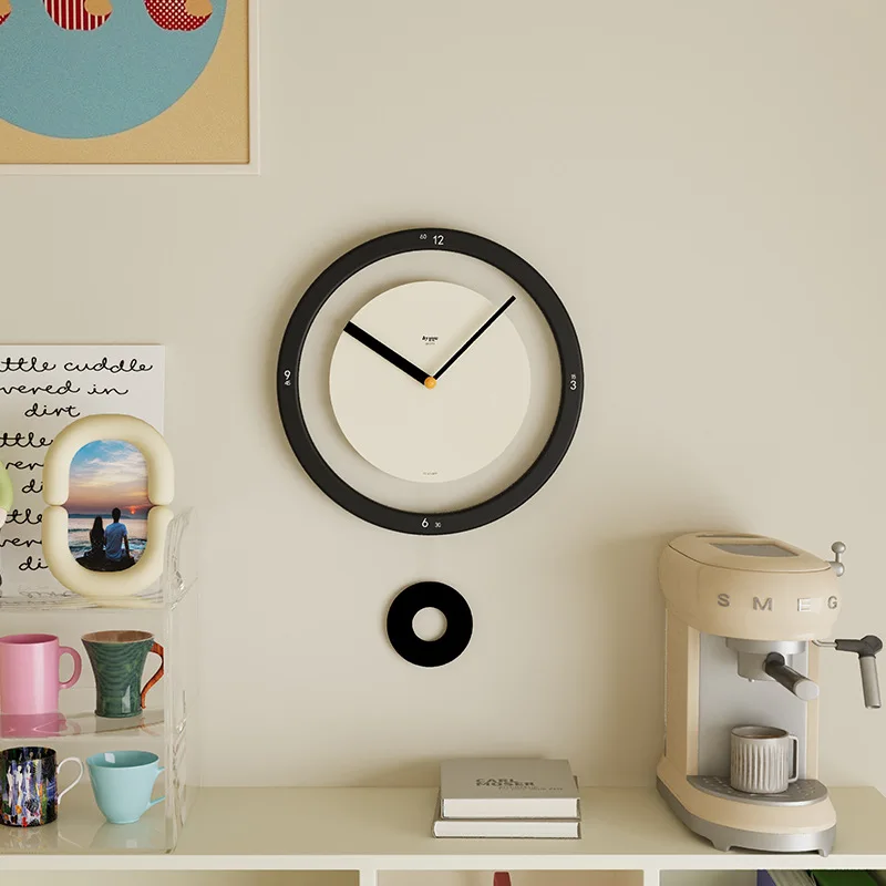 Pendulum Digital Wall Clocks Modern Silent Aesthetic Quartz Clocks Wall Elegant Nordic Clock Luxury Watches Stylish Unique