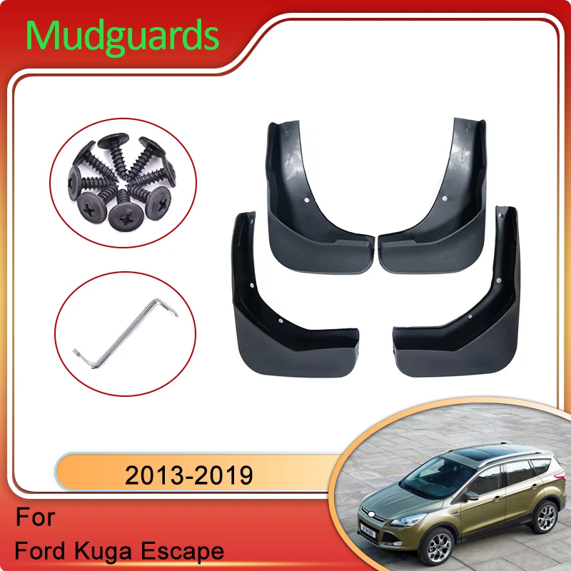 

For Ford Kuga Escape 2 MK2 C520 2013 2014 2015 2016 2017 2018 2019 Mudguards Splash Wheels Fenders Mudflaps Accessories Upgraded