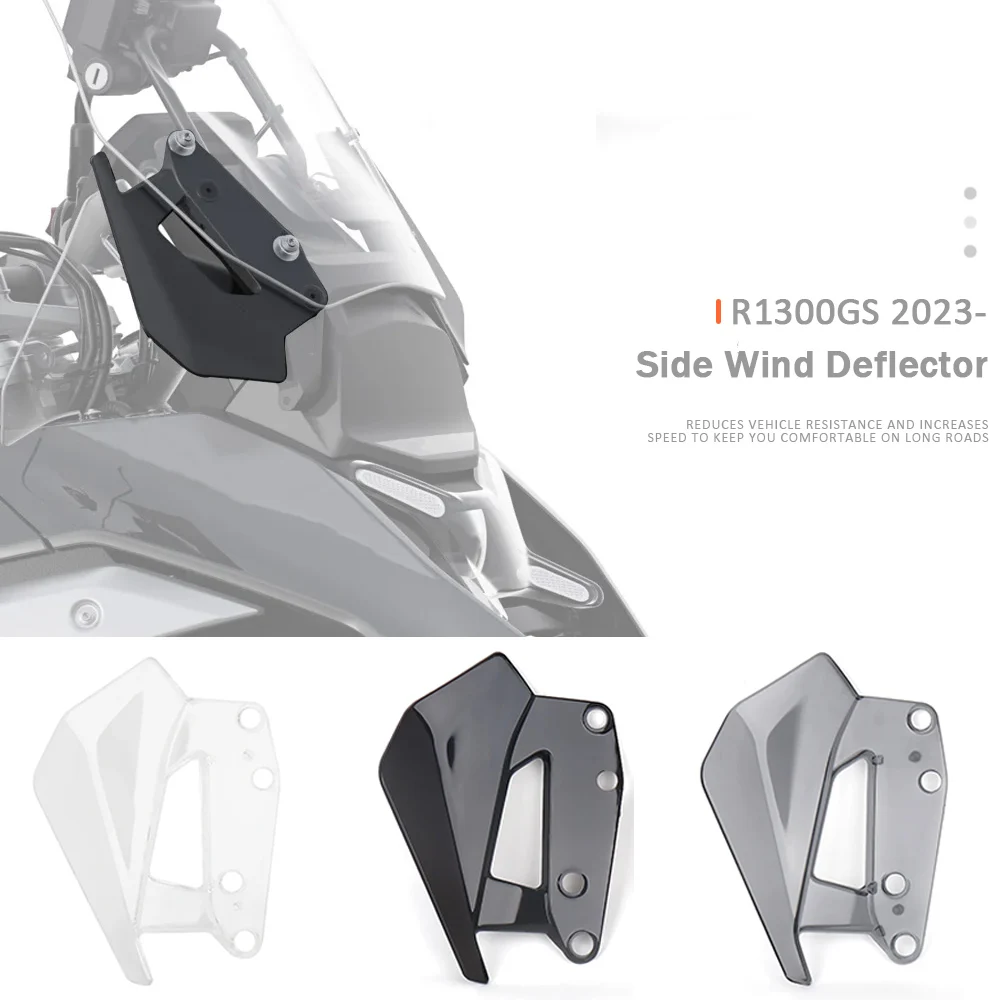 

Motorcycle Side Panel Wind Deflector GS1300 Spoiler Windscreen Windshield For BMW R1300GS Trophy R1300 GS R 1300 GS 2023-2025