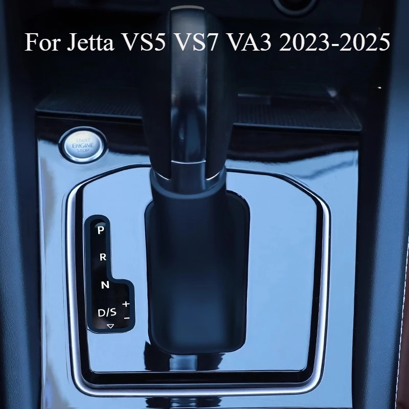 

For Jetta VS5 VS7 VA3 2023-2025 Gear Shift Boot Cover, Center Console Shifter Lever Housing Trim Panel Bezel Replacement