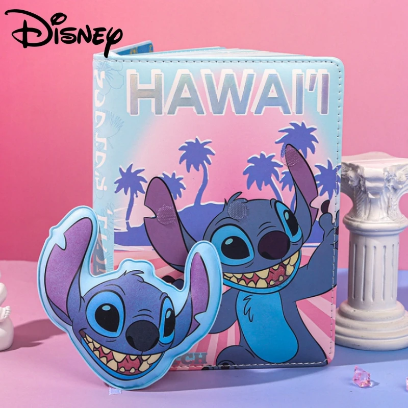 Disney Stitch Notebook Lilo & Stitch A5 Notebook Cute Horizontal Line Inside Page Draft Notepad Student Writing Stationery