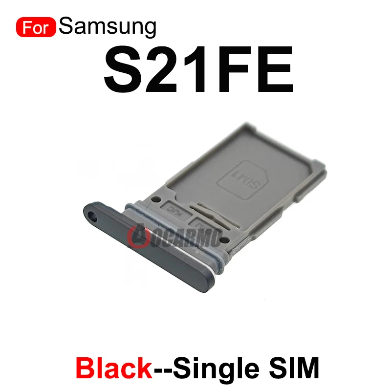 For Samsung Galaxy S21 FE Dual Sim Card Single Sim Tray MicroSD Holder Nano Slot Replacement Part