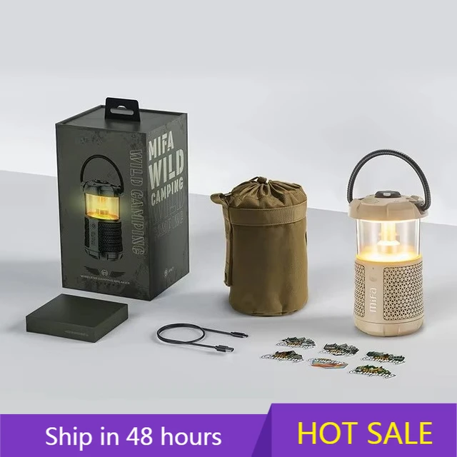 

POWER LEAP Mifa Wild Camping Outdoor Speaker with Lantern Powerful 360 Sound Light IP67 Waterproof 38H Playtime