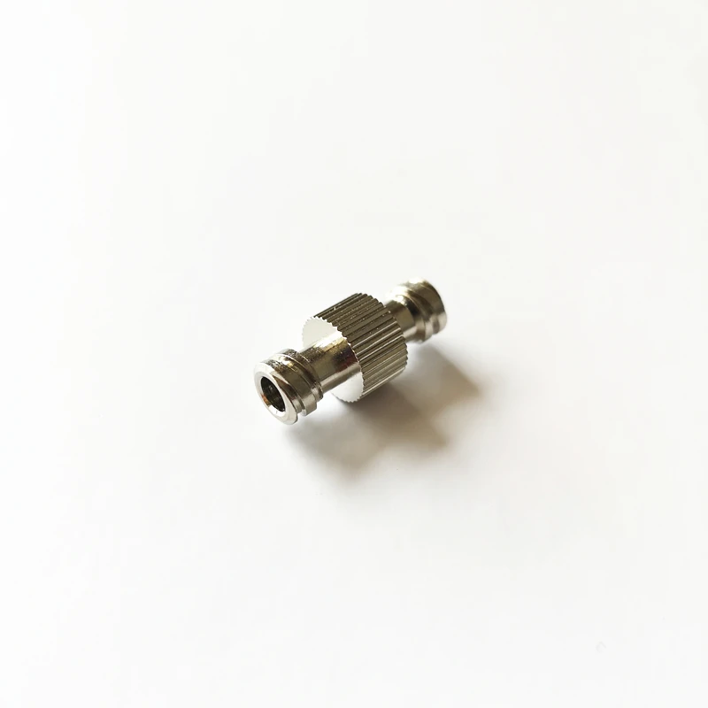 factory wholesale retail nickel plating brass connector coupler female to female luer lock adapter