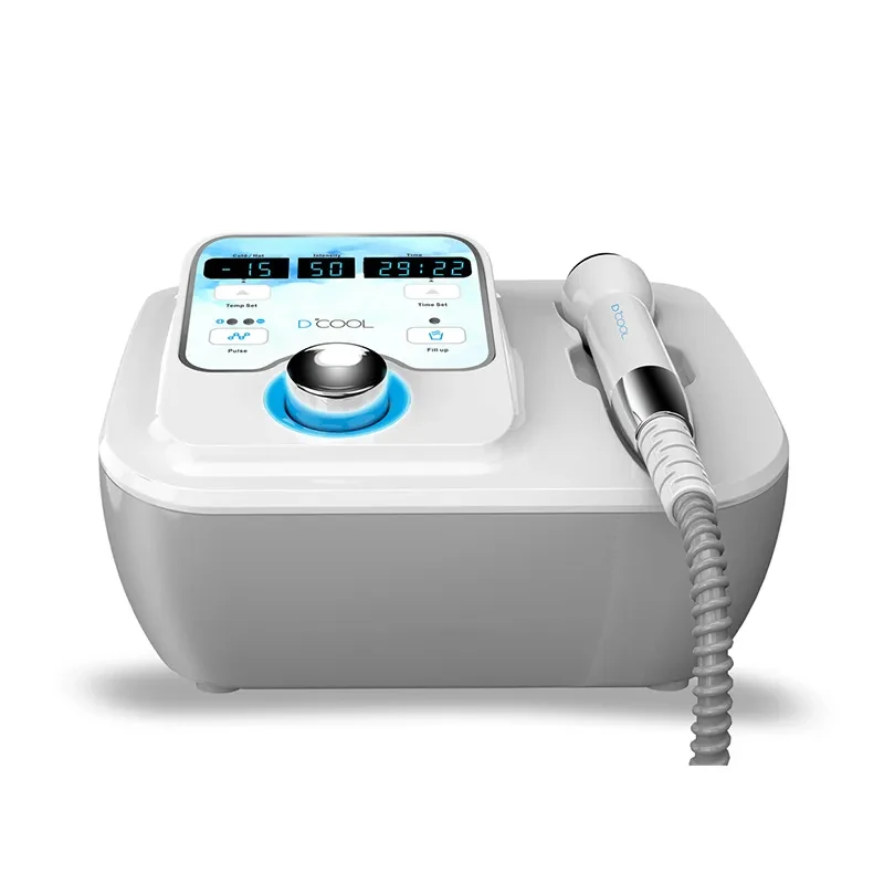 DUOZI-DZ-10 portátil DCOOL PRO PLUS PRO D, bomba de calor frío, electroporación RF CRIO, refrigeración facial, máquina de congelación