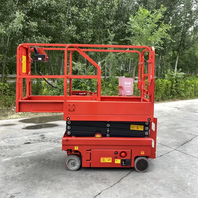 

Hydraulic Mobile Scissor Lift 10m 12m 14m 18m 300Kg 1T 2T Aerial Work Capacity Electric Tables Manlift Mobile Platform