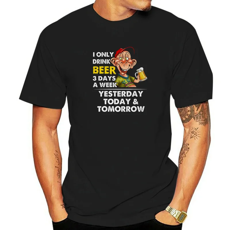 

Bubba J I Only Drink Beer Three Days A Week Yesterday Today And Tomorrow T-Shirt